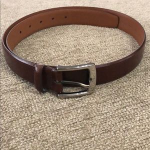 Leather belt
